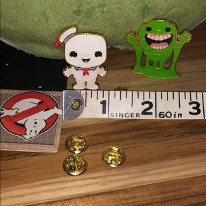 Ghostbusters stick pins 2 a pair